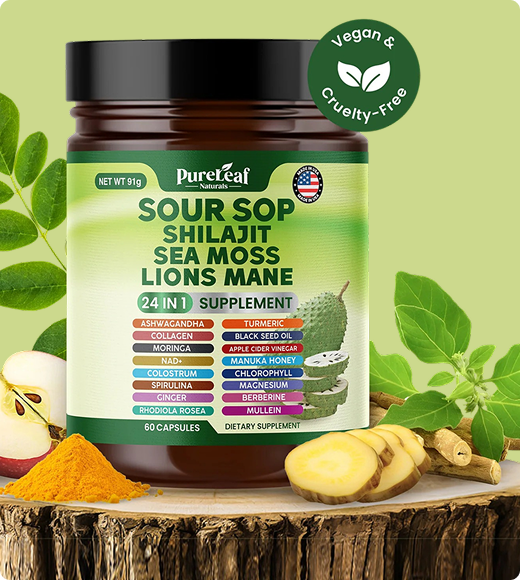 Test PureLeaf 24-in-1 Soursop Supplement bundles