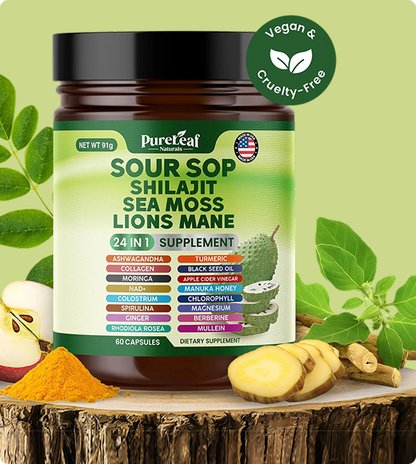 Test PureLeaf 24-in-1 Soursop Supplement bundles